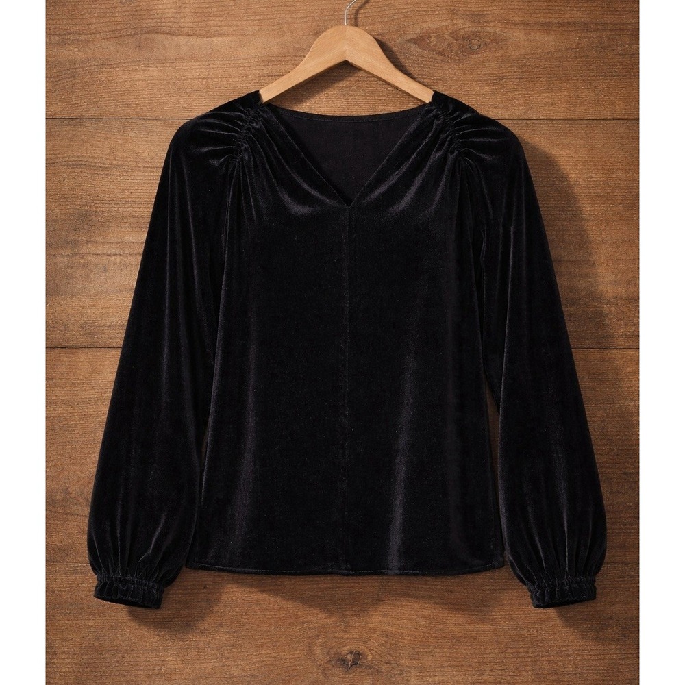 Gloria Vanderbilt‎ - Swan Series Women's - Velvet Top, Size XL (16-18) NWT